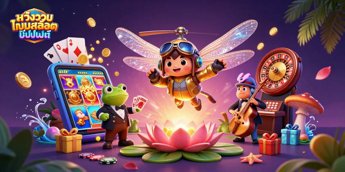 แหล่งรวมเกมสล็อตออนไลน์ ตัวละครต่างๆ ร่วมกันเล่นพนันในคาสิโนที่เต็มไปด้วยความสนุกสนาน
