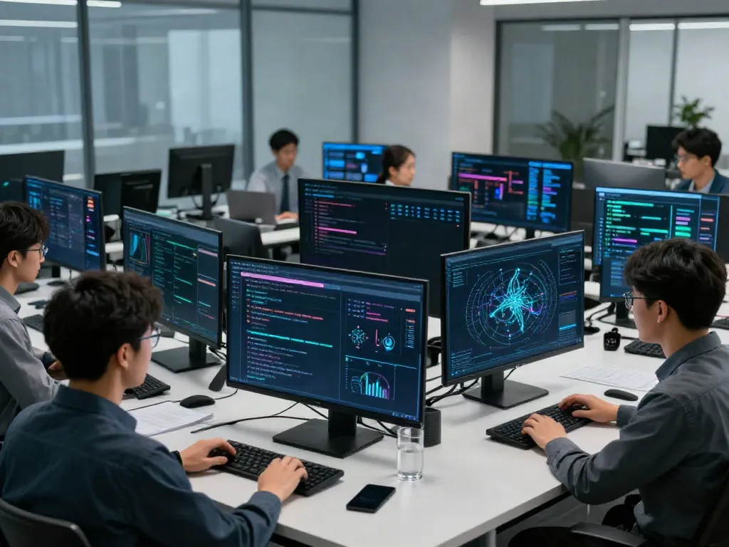 security configuration review by cybersecurity experts analyzing cloud settings and firewall rules.