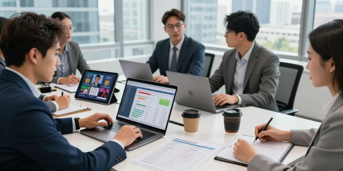 Strategic analysis of political consultant fees with a consultant reviewing voter data in a modern office.