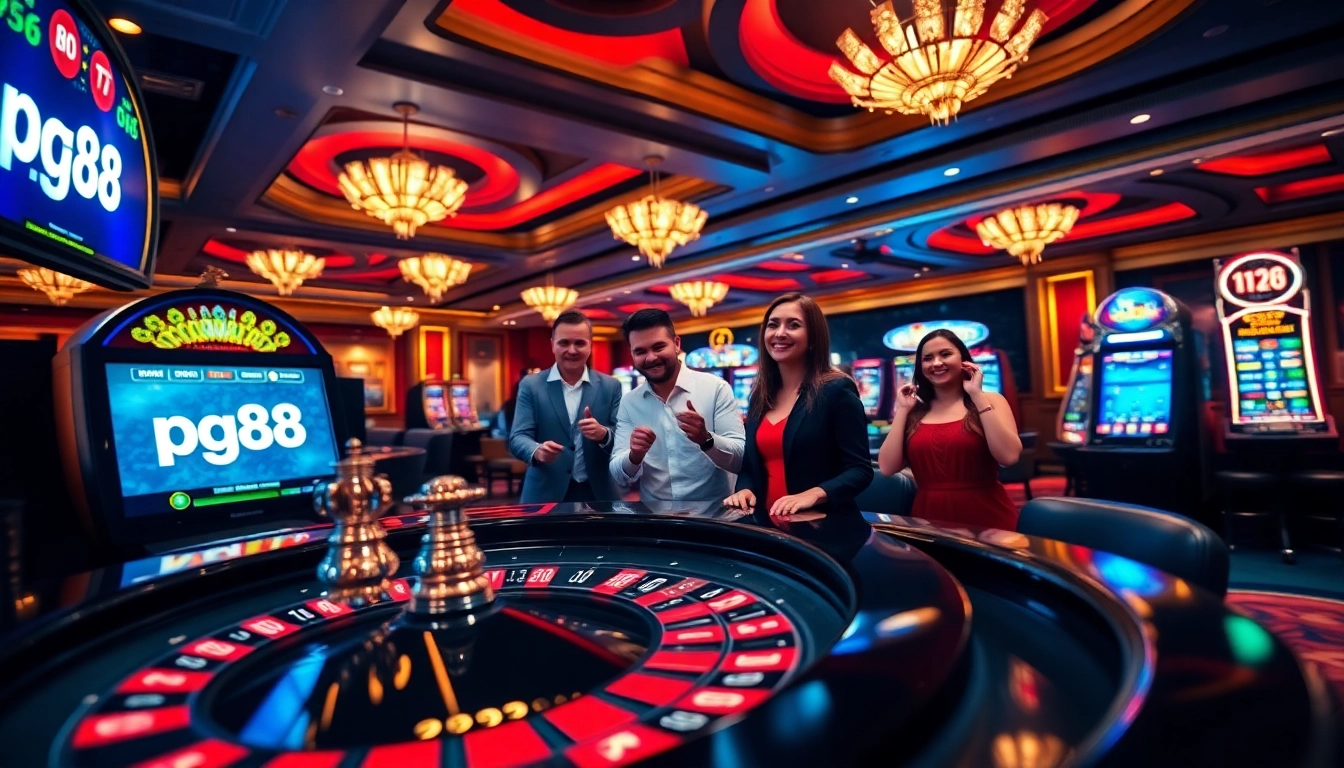 Experience thrilling gameplay at pg88 casino with dynamic tables and engaging slot machines.